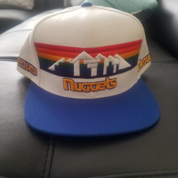 denver nuggets mitchell and ness hat